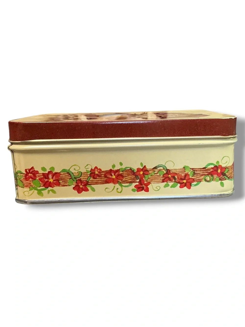 Vintage Tin with Note Paper Hummel First Kiss Designed on Tin